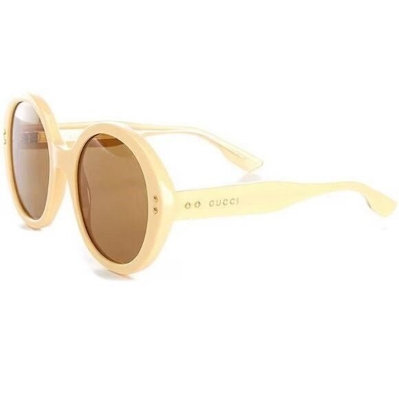 💯 - New Authentic GUCCI GG1081S 004 Round Sunglasses - Picture 1 of 14